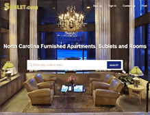 Tablet Screenshot of northcarolina.sublet.com
