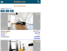 Tablet Screenshot of berlin.sublet.com