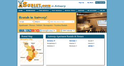 Desktop Screenshot of antwerp.sublet.com