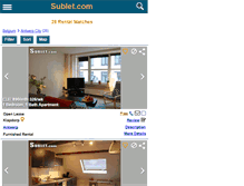 Tablet Screenshot of antwerp.sublet.com